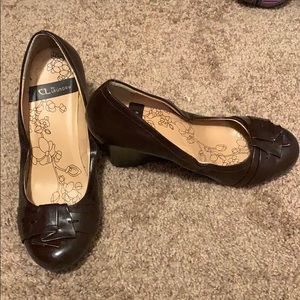 Brown Wedge Shoes
